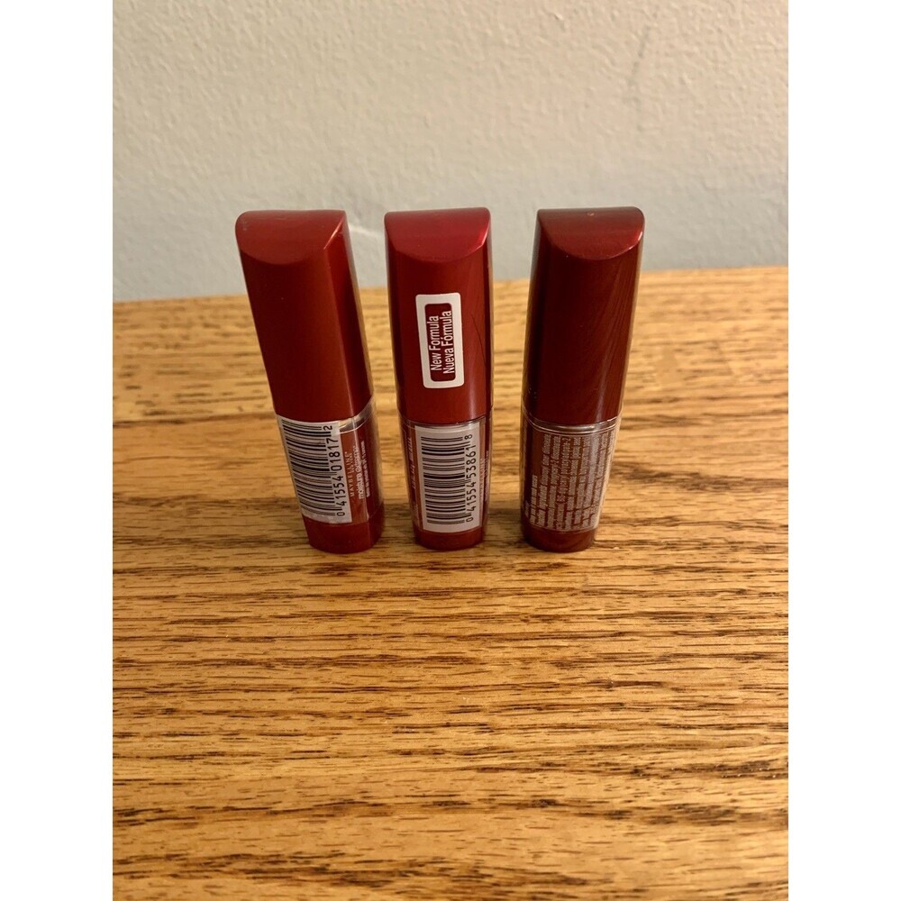 (3) Maybelline Moist Xtreme Lip Bitten Plum C435 Praline G75 Plum Sable 310 SET